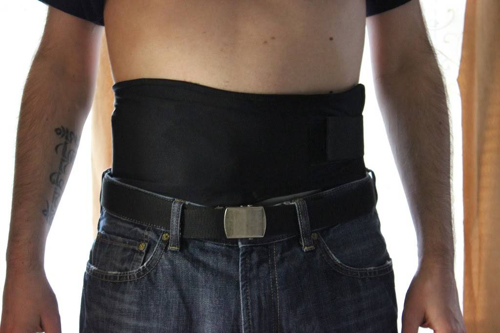 Ostomy Belt Black, Stealth Belt for Ostomy Bag